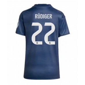 Real Madrid Antonio Rudiger #22 Udebanetrøje Dame 2025-26 Kortærmet